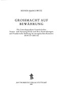 Book cover for Grossmacht Auf Bewahrung