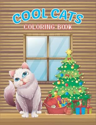 Book cover for Cool Cats Coloring Book