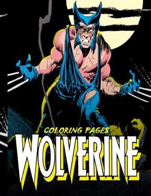 Book cover for Wolverine Coloring pages