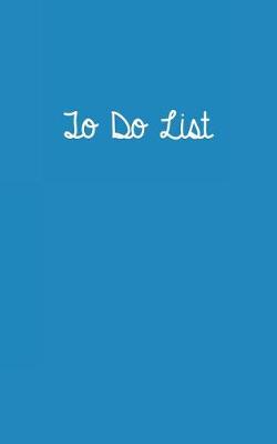 Book cover for To Do List Bright Blue