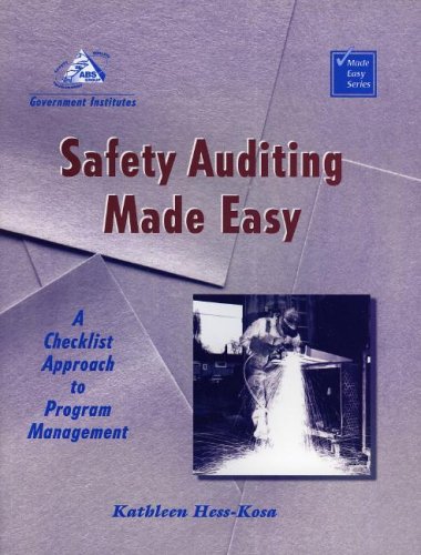 Book cover for Safety Auditing Made Easy