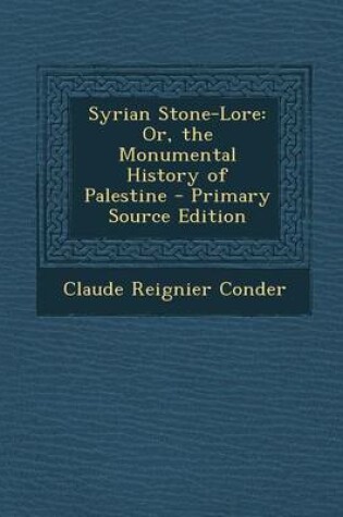 Cover of Syrian Stone-Lore