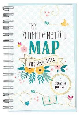 Book cover for The Scripture Memory Map for Teen Girls