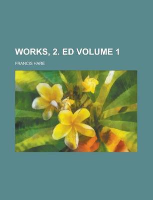 Book cover for Works, 2. Ed Volume 1