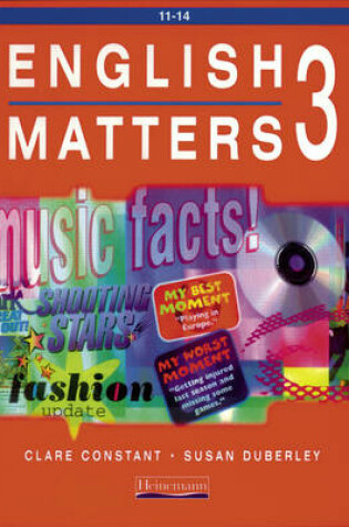 Cover of English Matters 11-14 Student Book 3