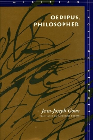 Cover of Oedipus, Philosopher