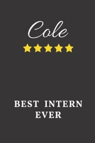 Cover of Cole Best Intern Ever