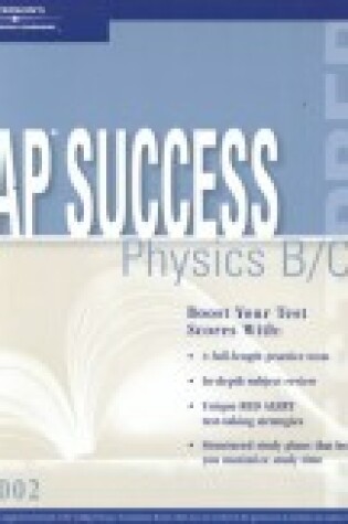 Cover of Ap Success Physics B/C 2002