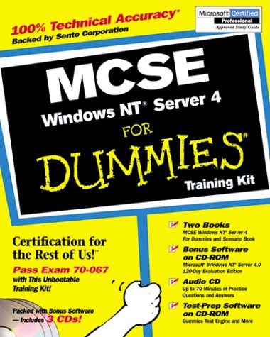 Book cover for MCSE Windows NT Server 4 For Dummies