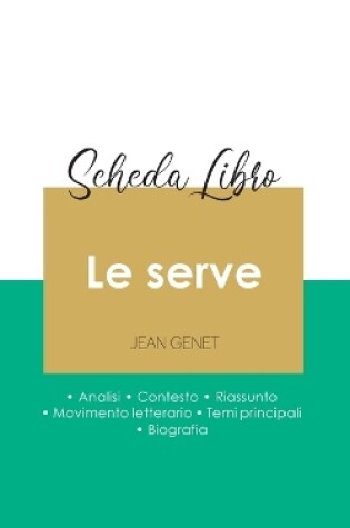 Cover of Scheda libro Le serve di Jean Genet (analisi letteraria di riferimento e riassunto completo)