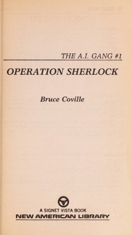 Book cover for The A.I. Gang:Operation Sherlock