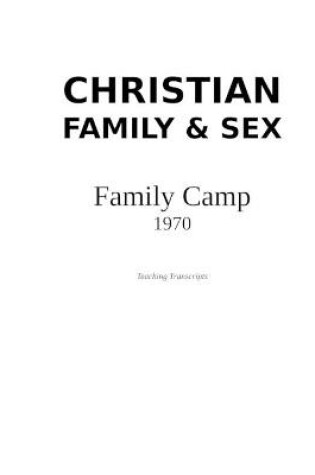 Cover of Christian Family & Sex