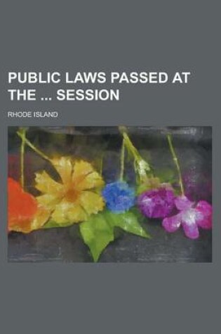 Cover of Public Laws Passed at the Session