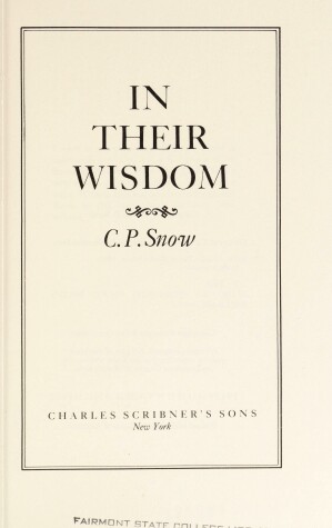 Book cover for In Their Wisdom