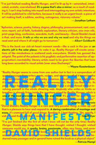 Cover of Reality Hunger