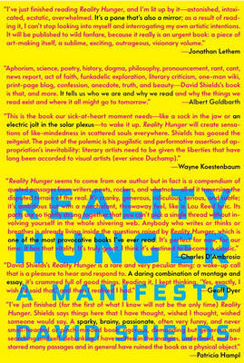 Book cover for Reality Hunger