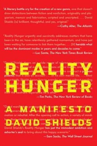 Cover of Reality Hunger