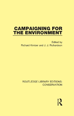 Book cover for Campaigning for the Environment