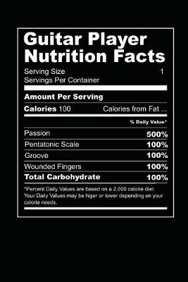 Book cover for Guitar Player Nutrition Facts