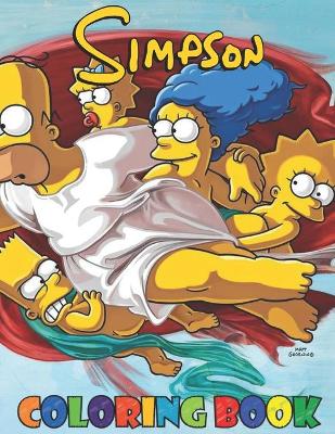 Book cover for The Simpsons Coloring Book