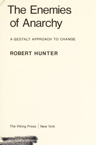 Cover of Enemies of Anarchy