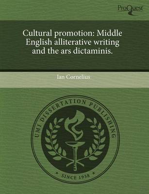 Book cover for Cultural Promotion