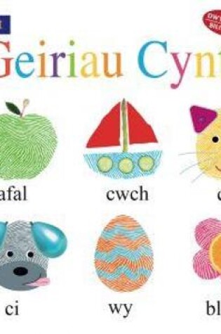 Cover of Cyfres Alphaprint: Geiriau Cyntaf/First Words