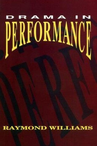 Cover of DRAMA IN PERFORMANCE