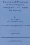 Book cover for Topographical Bibliography of Ancient Egyptian Hieroglyphic Texts, Reliefs and Paintings. Volume III: Memphis. Part I: Abu Rawash to Abusir
