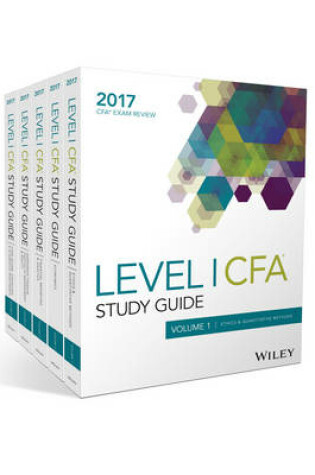 Cover of Wiley Study Guide for 2017 Level I CFA Exam: Complete Set
