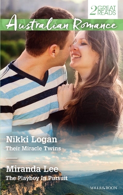 Cover of Their Miracle Twins/The Playboy In Pursuit
