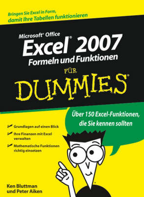 Book cover for Excel 2007 Formeln Und Funktionen Fur Dummies