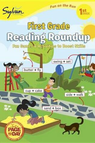 Cover of First Grade Reading Roundup (Sylvan Fun On The Run Series)