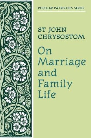 Cover of On Marriage and Family Life