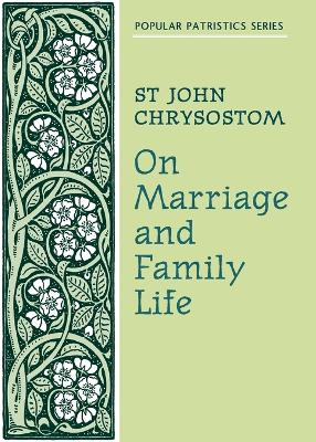 Book cover for On Marriage and Family Life