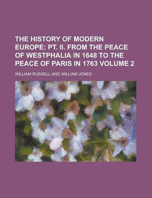 Book cover for The History of Modern Europe Volume 2