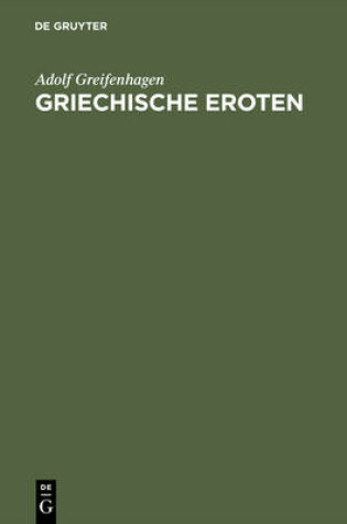 Cover of Griechische Eroten