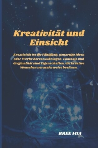 Cover of Kreativit�t und Einsicht