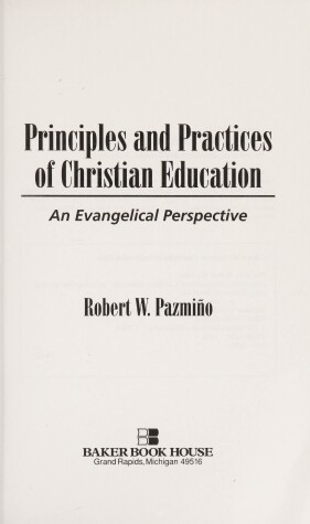 Book cover for Principles and Practices of Christian Education