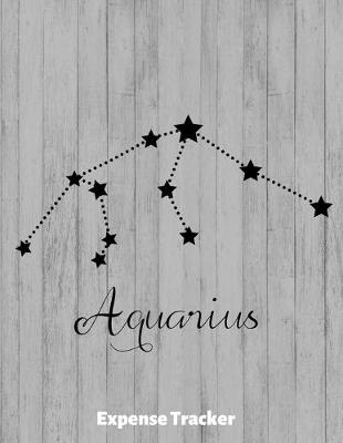 Book cover for Aquarius Expense Tracker