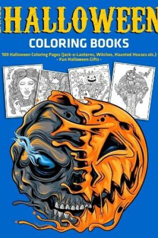 Cover of Large Halloween Coloring Books