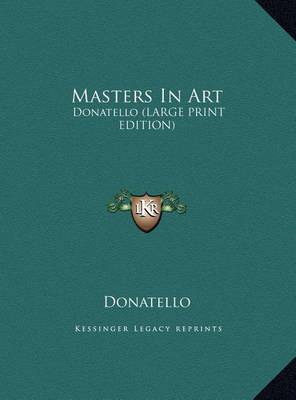 Book cover for Masters in Art