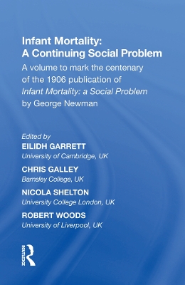 Book cover for Infant Mortality: A Continuing Social Problem