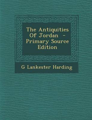 Book cover for The Antiquities of Jordan - Primary Source Edition
