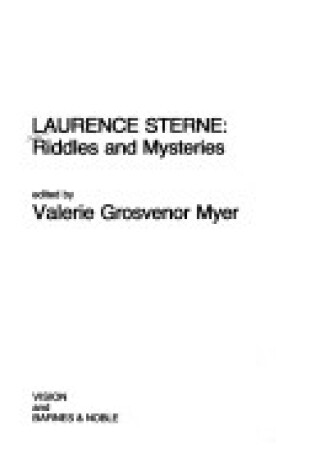 Cover of Laurence Sterne