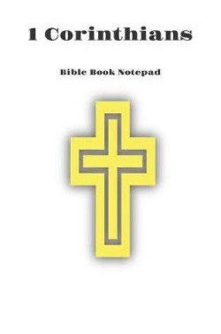 Cover of Bible Book Notepad 1 Corinthians
