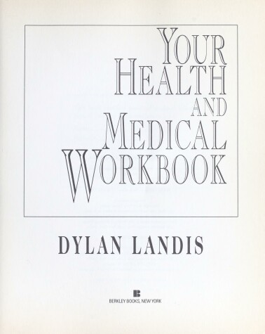 Book cover for Your Health and Medical Workbook