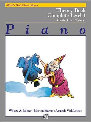 Book cover for Alfred's Basic Piano Library Theory 1 Complete