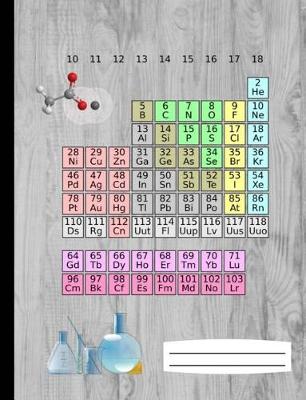 Book cover for Science Chemistry Lab Composition Notebook