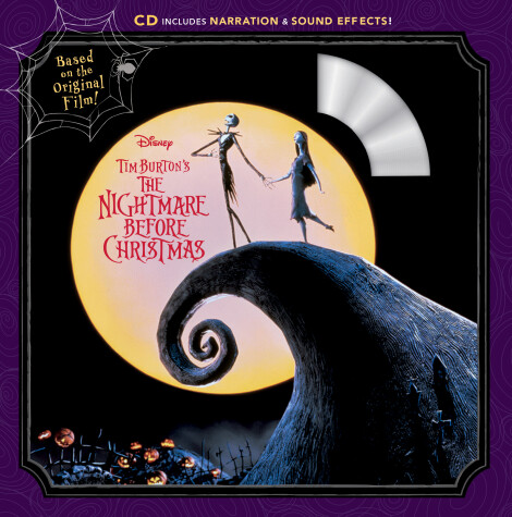 Book cover for Tim Burton's The Nightmare Before Christmas